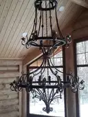 Фото Люстра кованая