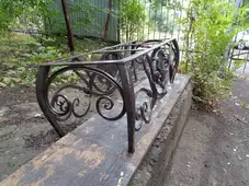Фото Кованая кушетка