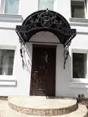Фото Козырек кованый